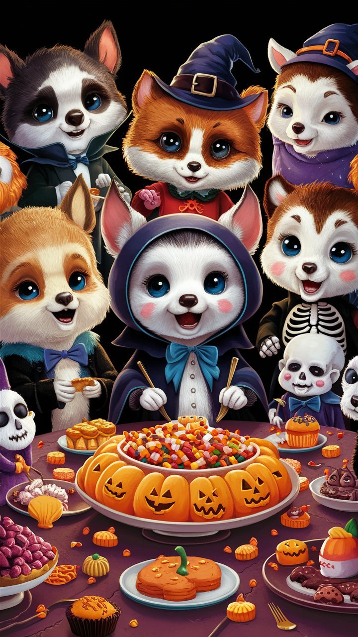 Mookie’s Halloween Adventure Coloring Pages 🎃🐰 | Spooky & Fun Printable Designs for Kids product image (1)
