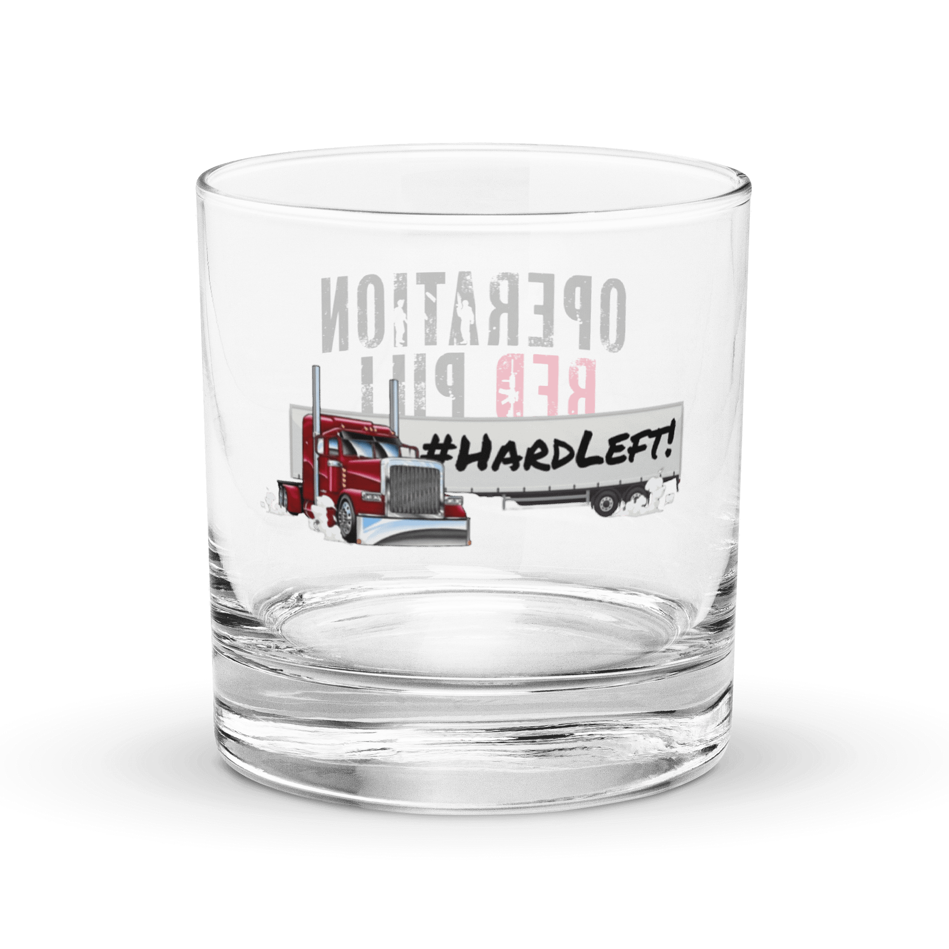 "Hard Left" Rocks Glass product image (1)