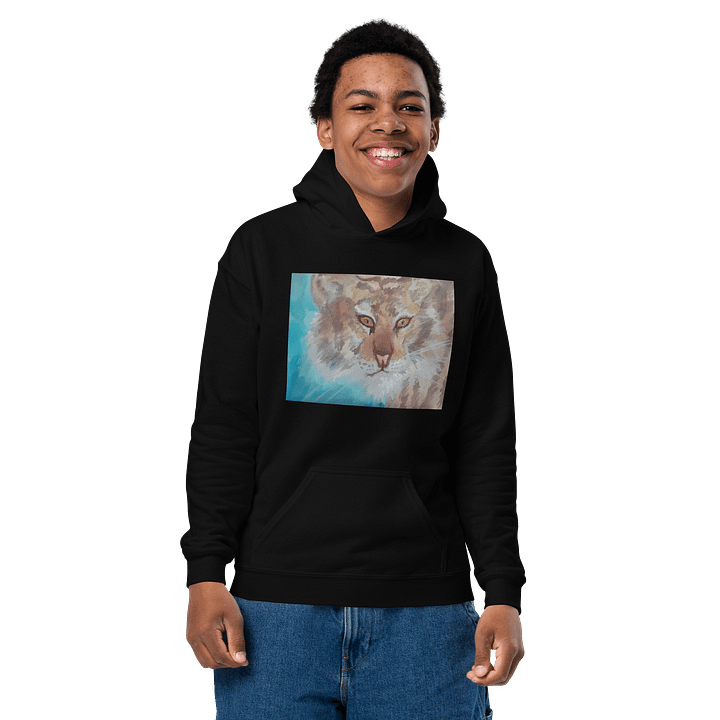 Watercolor Tiger Youth Hoodie product image (4)