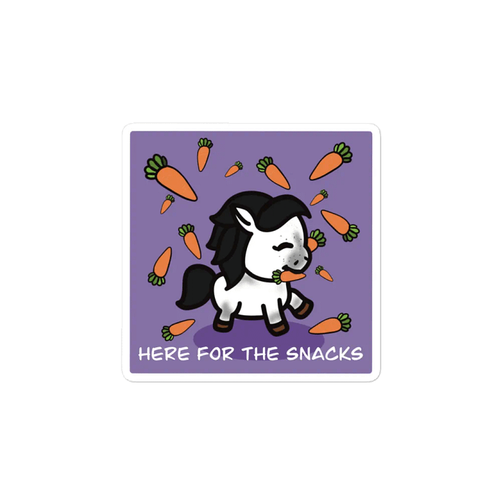 Here For The Snacks Magnet product image (2)