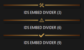 Goldish Embed Divider Bars Pack product image (2)