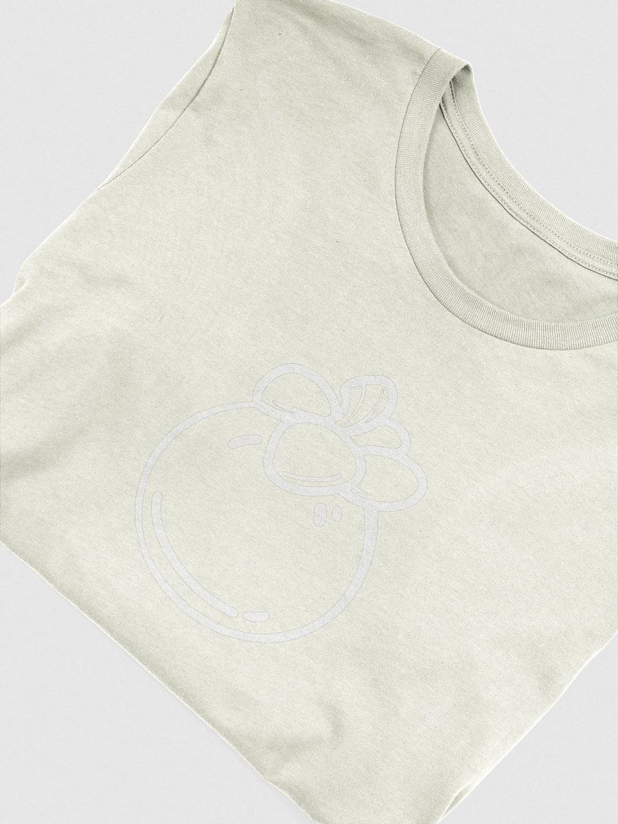Mangosteen Fruit Shirt White Outline Unisex Bella Canvas 3001 product image (4)