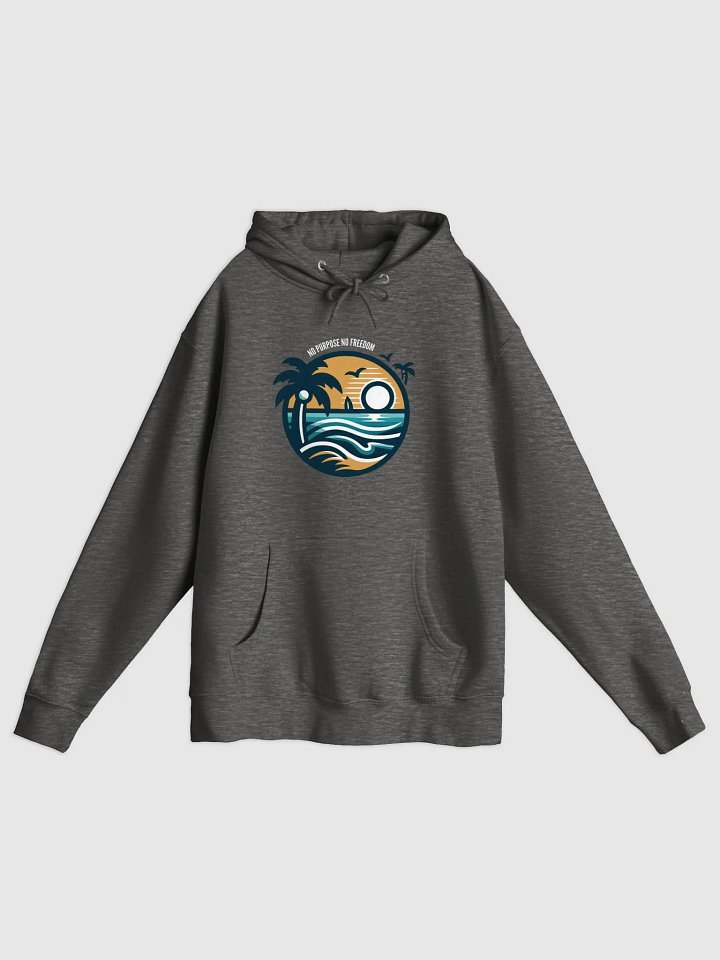 Tropical Circle Unisex Hoodie | AI Design Faith brings meaning product image (2)