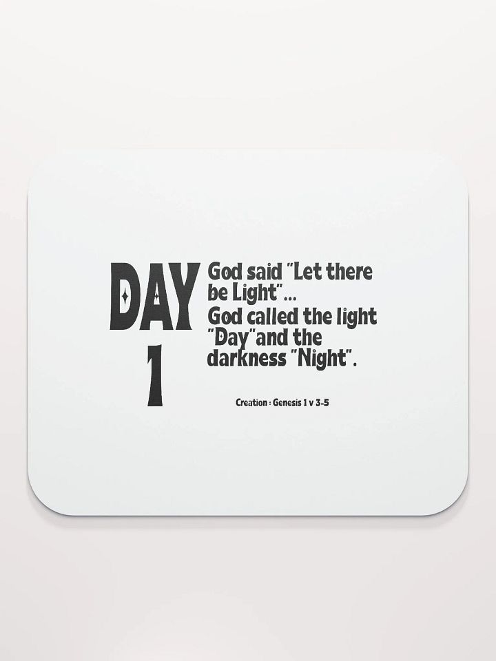 CREATION: DAY 1……Christian, Jesus, faith, God, Bible, Christianity, Jesus Christ, religion, Bible Verse, Love product image (2)