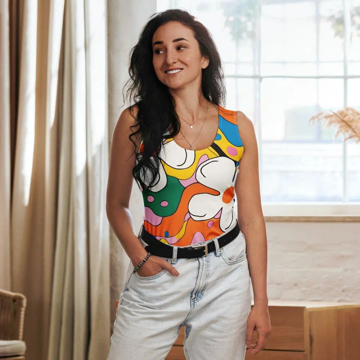 Retro Floral Garden Women's Tank Top product image (1)