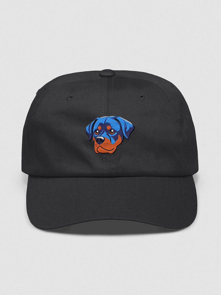 Cute Rottweiler Dog Face Illustration Dad Hat product image (4)