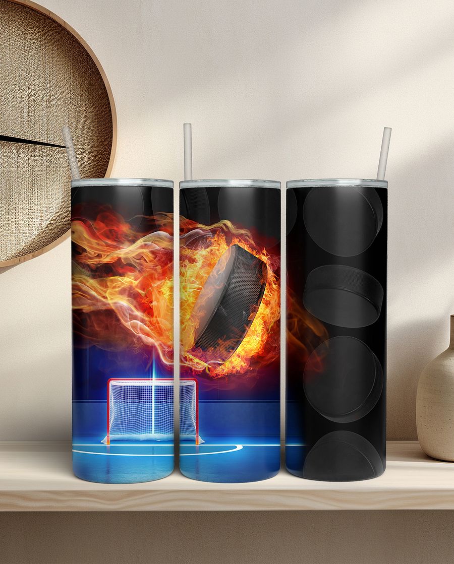 Hockey Puck in Flames product image (2)