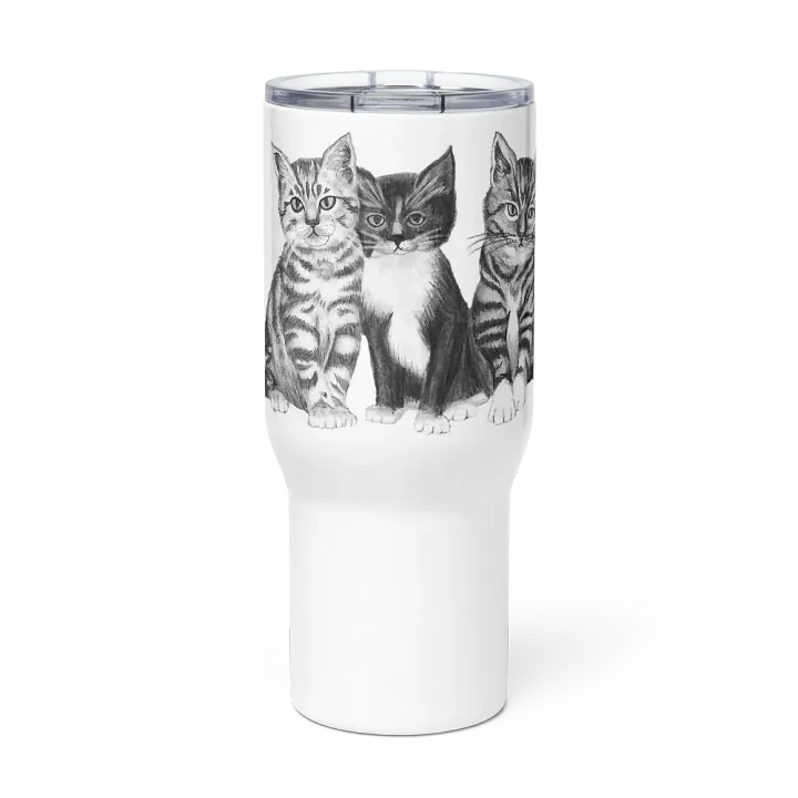 Kittens Drawing Travel Cup product image (2)
