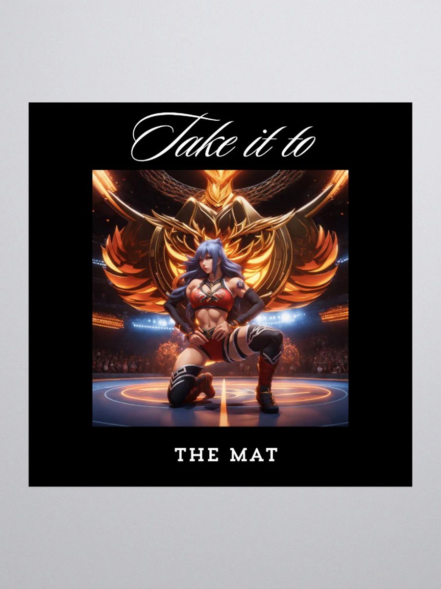 Take it to the mat sticker product image (3)