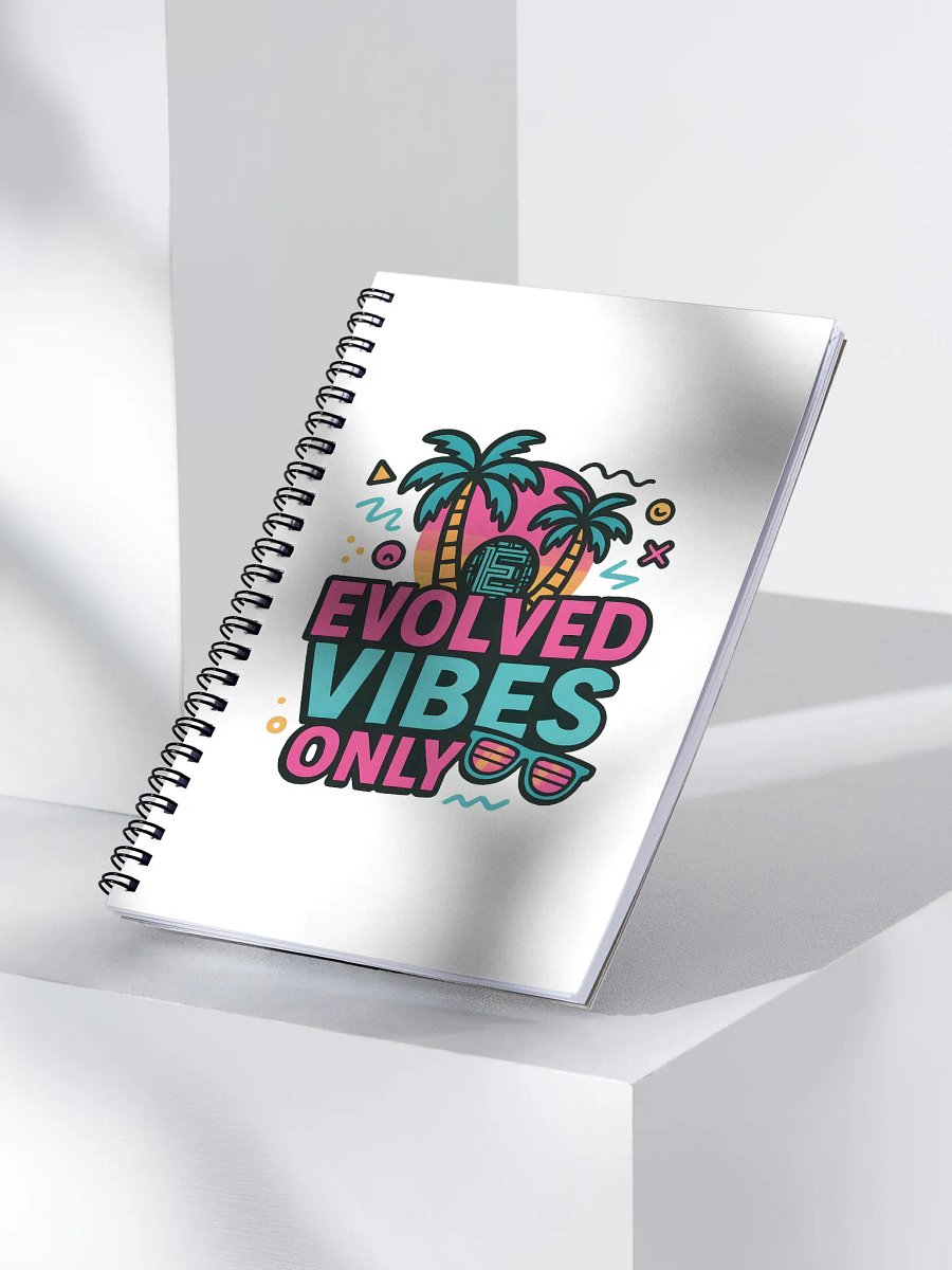 Evolved Vibes Spiral Notebook product image (3)