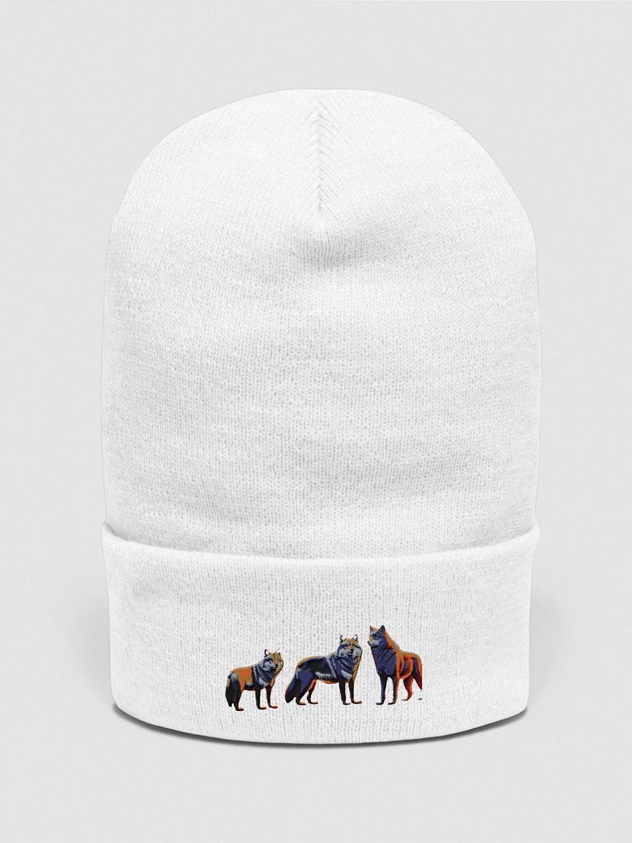 Embrace the Wilderness with the Yupoong Wolf & Bear Cuffed Beanie product image (41)