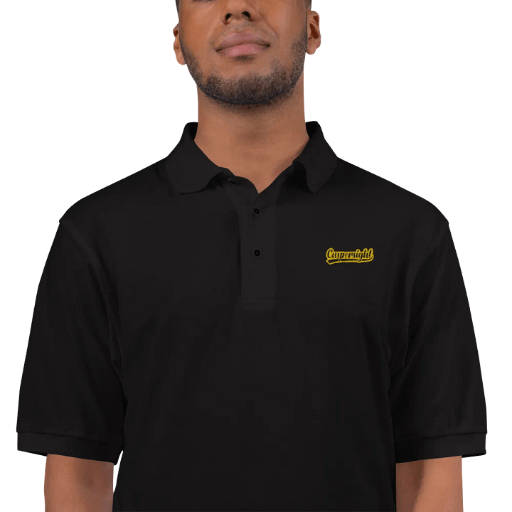 Golden Caspersight Polo With Embroidered Logo product image (1)
