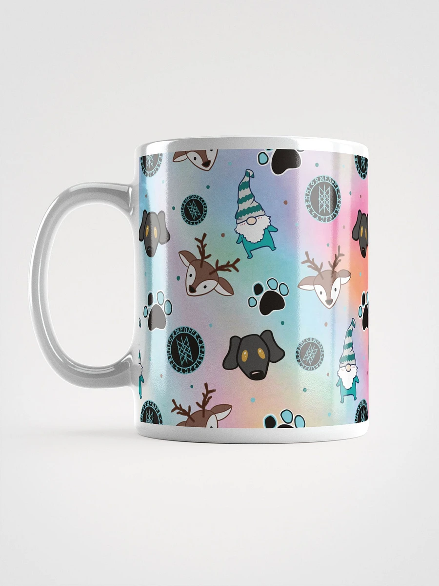 PRIDE Pastel Rainbow Stream Pattern Glossy Mug product image (11)