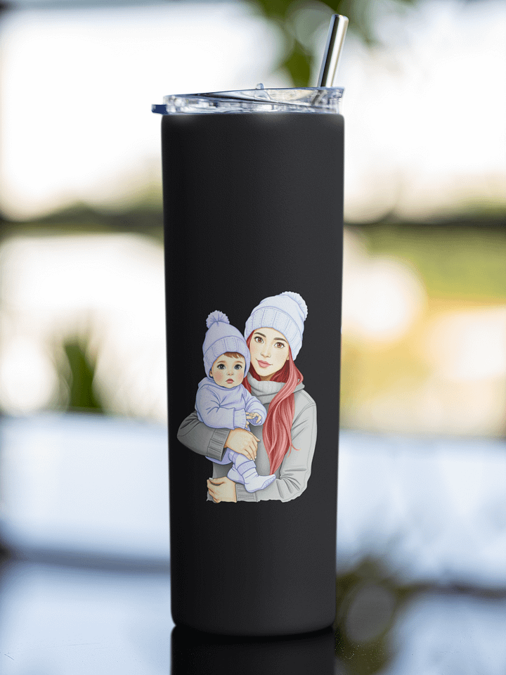 Stay Refreshed, Mama - Tumbler for Boy Moms - Brown eyes, Red hair product image (1)