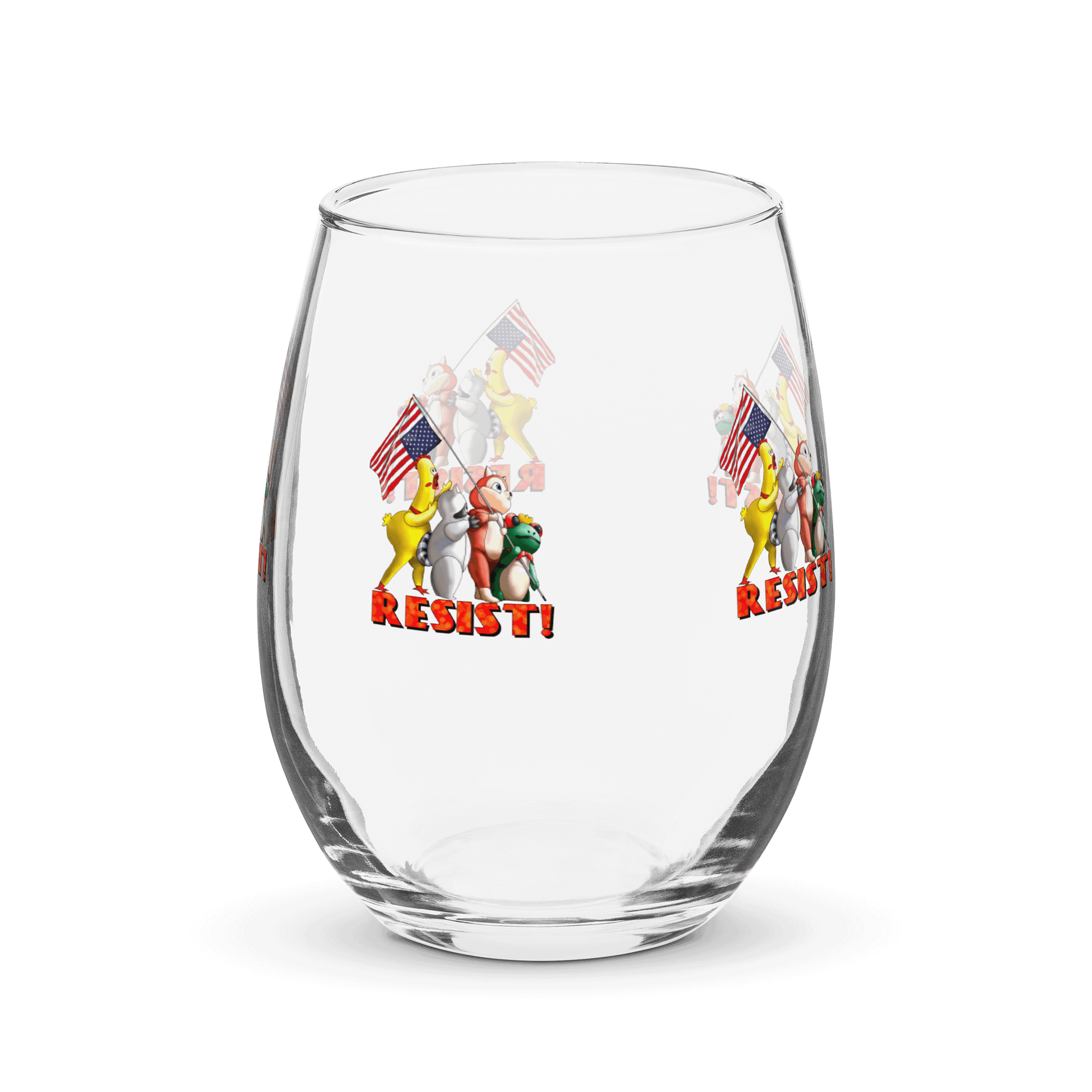 Resist! Wine Glass product image (3)