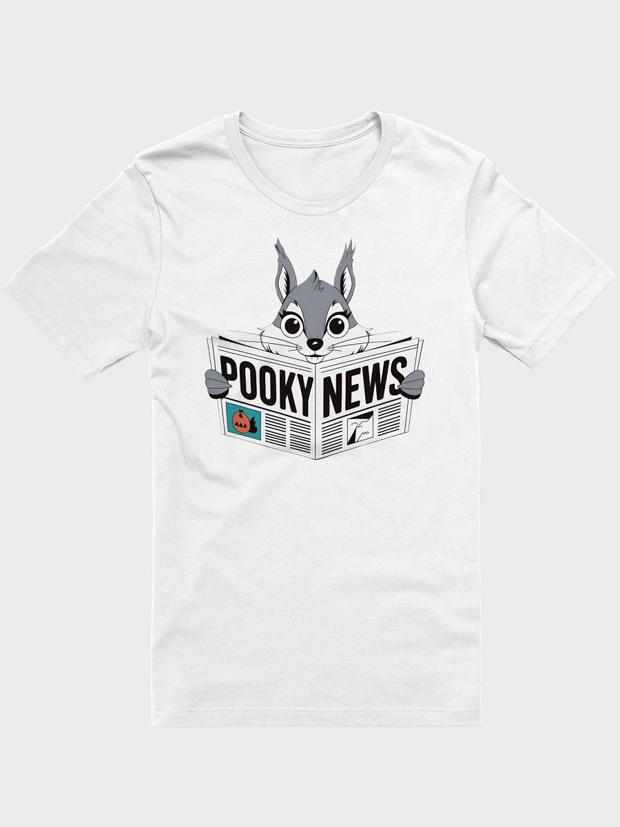Super Soft and Flattering Tee: Pooky News, Reading Newspaper product image (1)