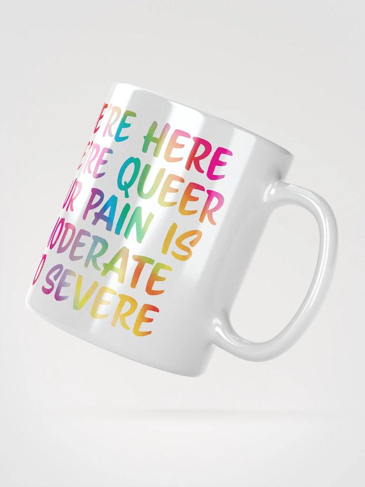 PRIDE Queer Battle Cry Glossy Mug product image (2)