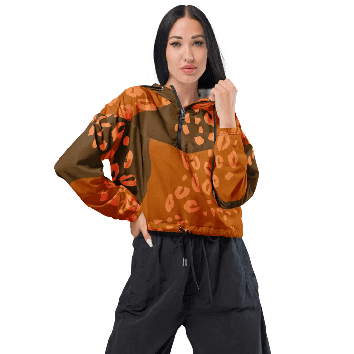 Orange Cat Hammock Windbreaker product image (1)