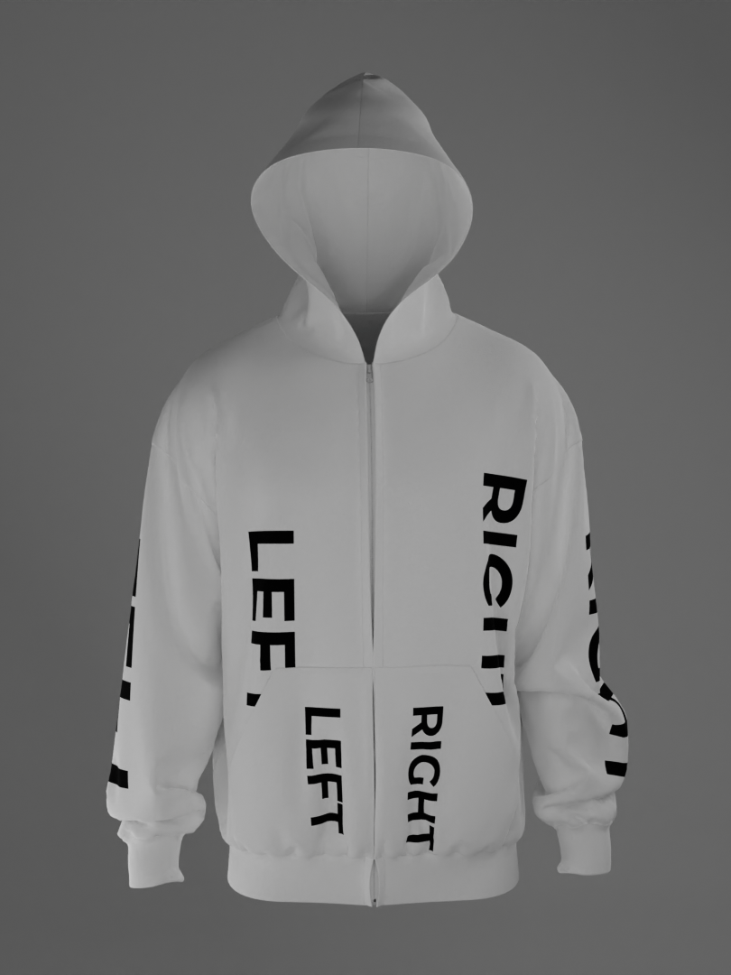 Zip up Hoodie Mockup Walking and 360 Animation product image (1)