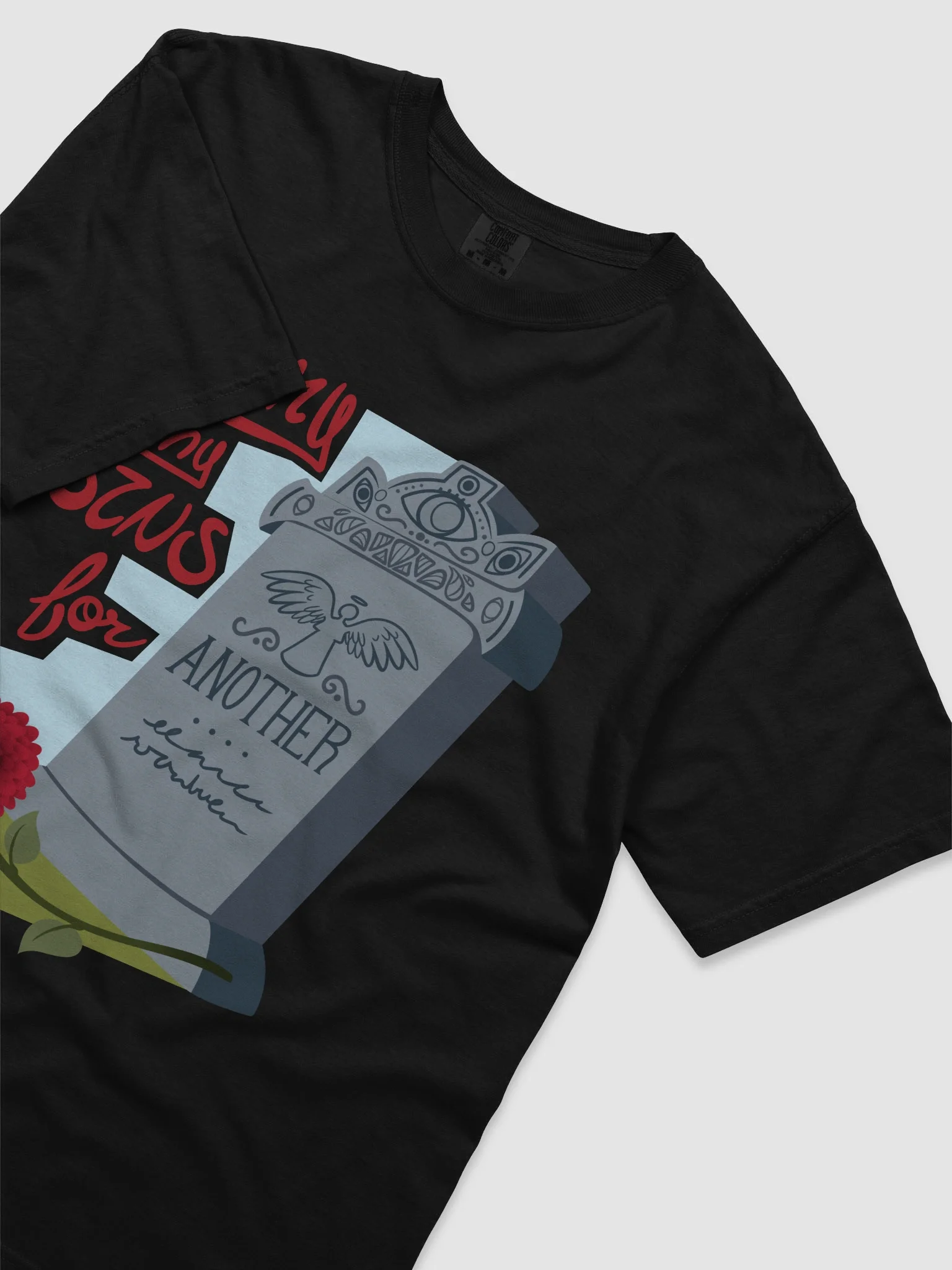 THE FIVE STAGES OF GRIEF BUT YOU'RE STILL ALIVE: Graveyard Logo Graphic (VER 2) product image (59)
