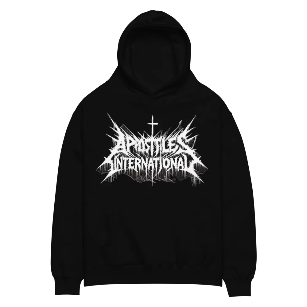 Apostles International Cross logo hoodie product image (4)