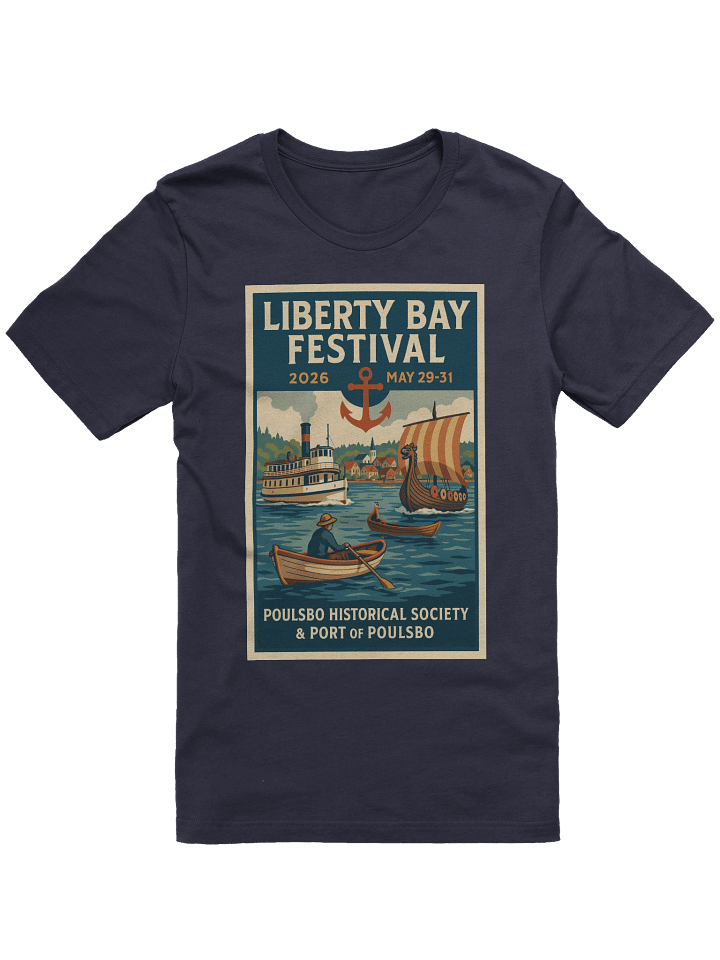 Liberty Bay Festival Vintage Poster T-Shirt product image (1)