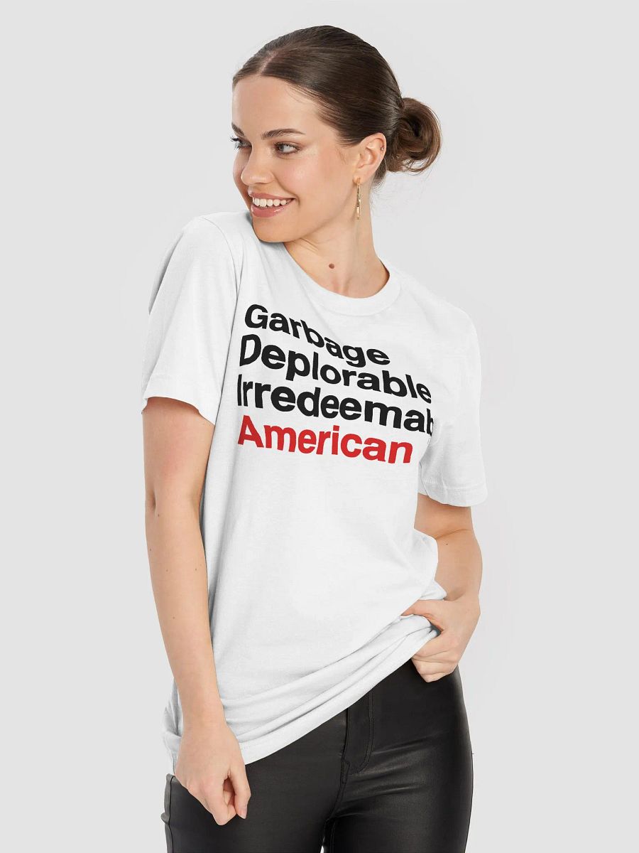 Garbage Deplorable Irredeemable American Shirt product image (98)