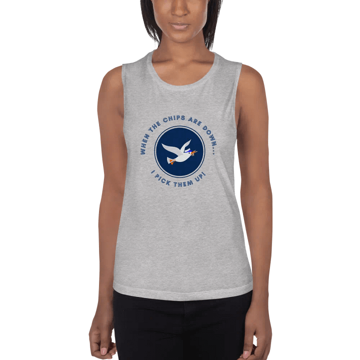When the Chips are Down I Pick Them Up! Tank Top Light Colours product image (1)