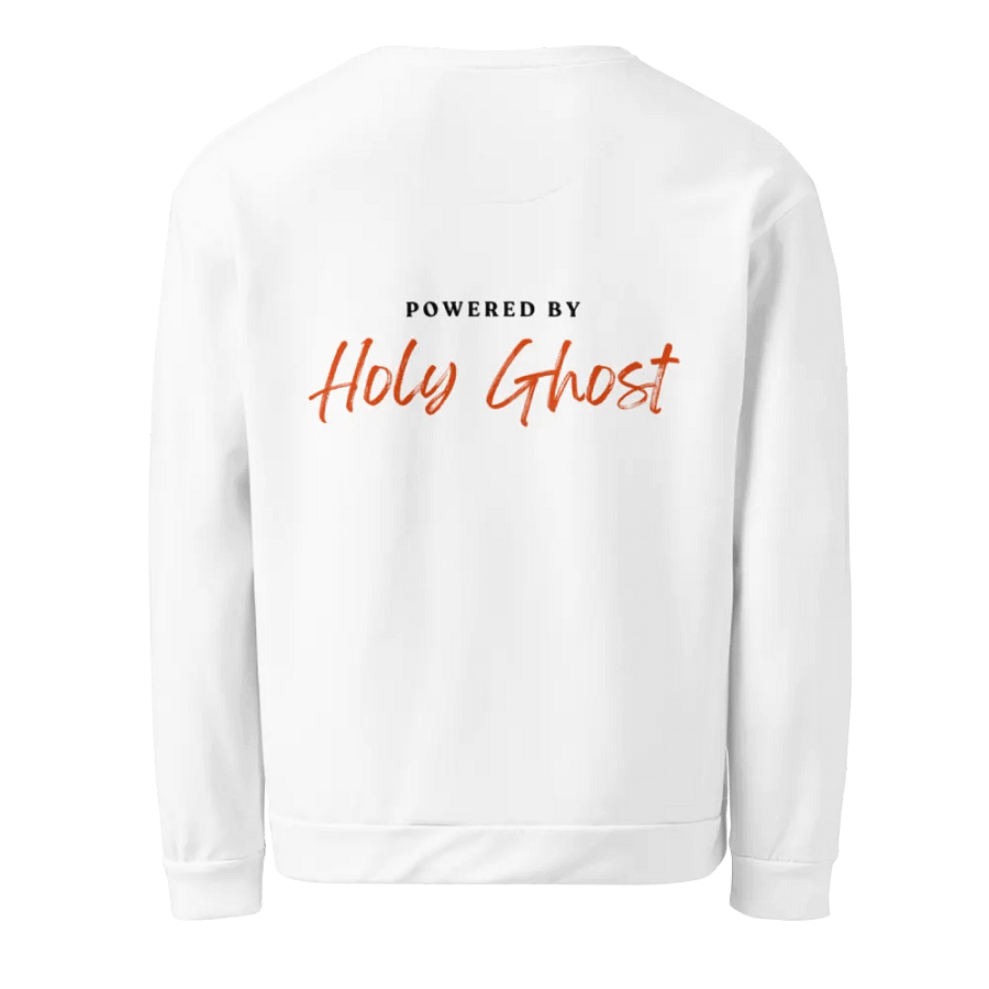 Holy Ghost Reading Glowing Bible Sweatshirt | Not Halloween Collection product image (3)