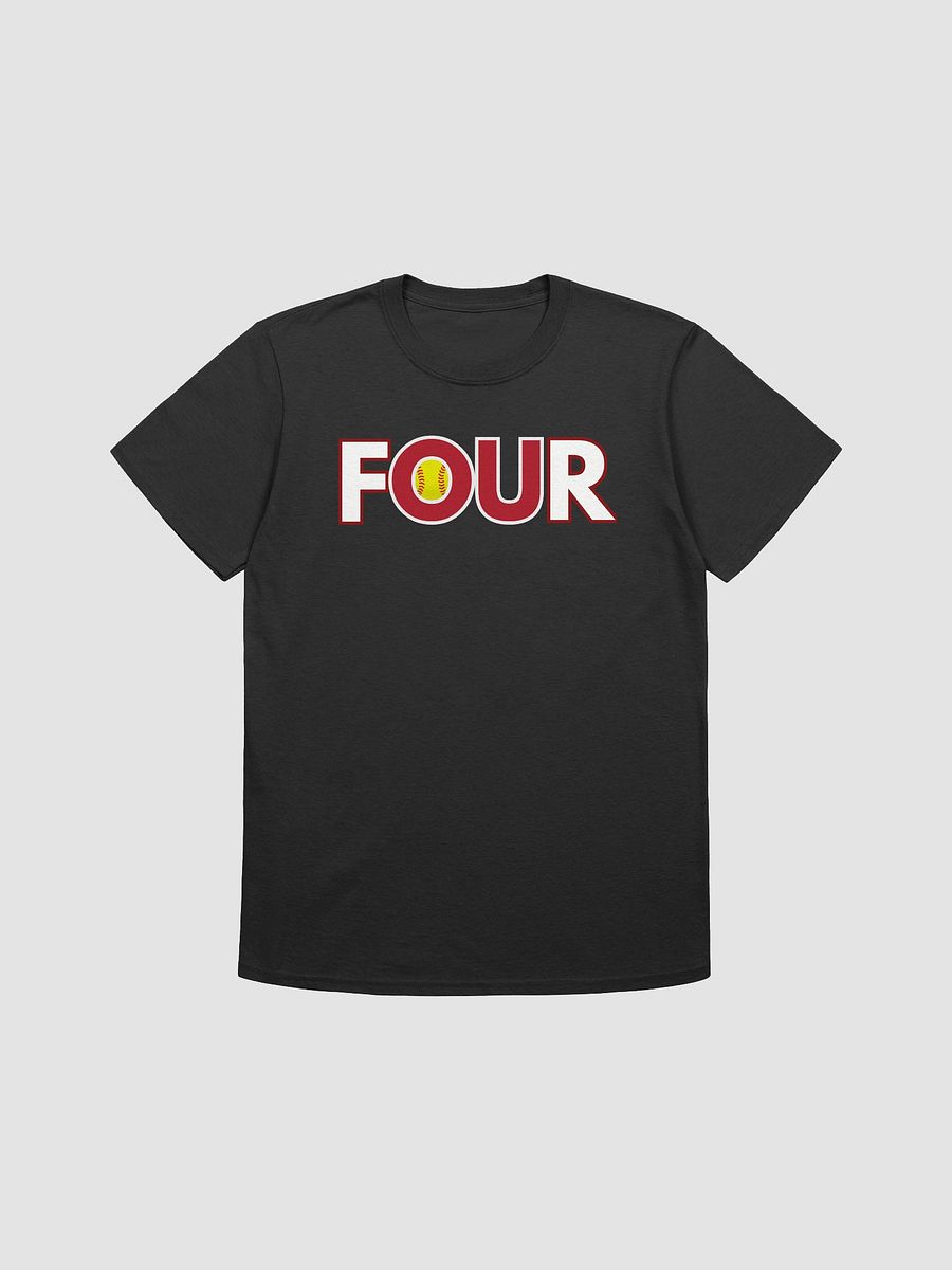 FOUR Softball Theme Unisex T-Shirt product image (4)