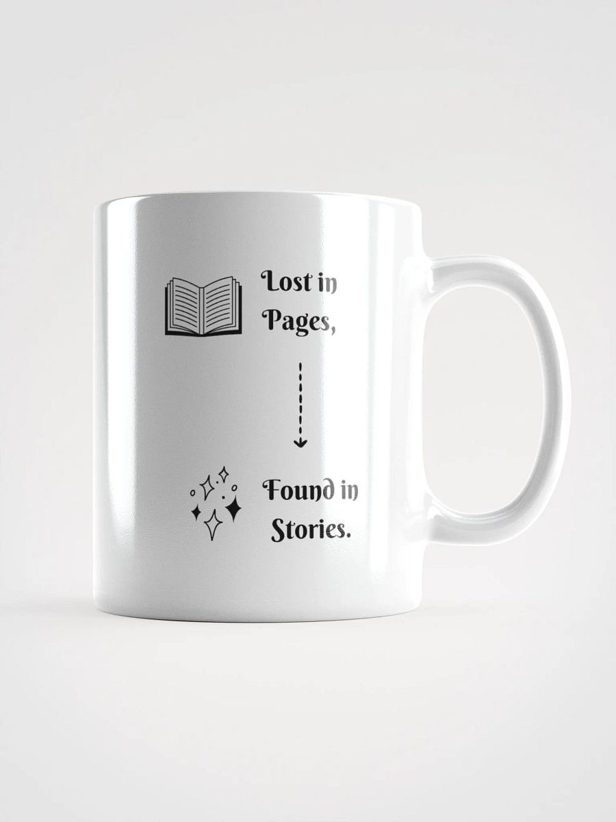 "Lost in Pages, Found in Stories" – The Perfect Mug for Book Lovers! product image (3)