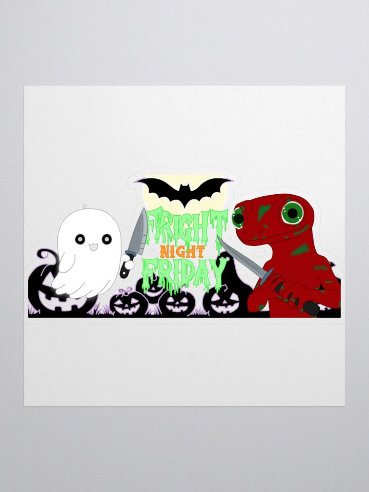 Fright Night Sticker - Green Logo product image (2)