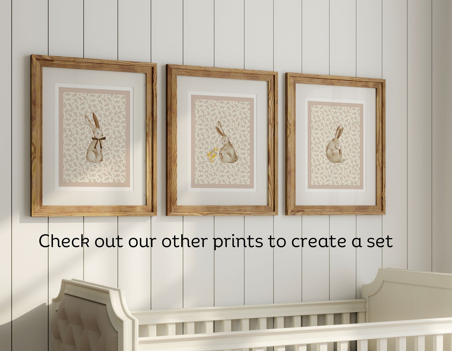 Boho Bunny Nursery Print 3 product image (30)