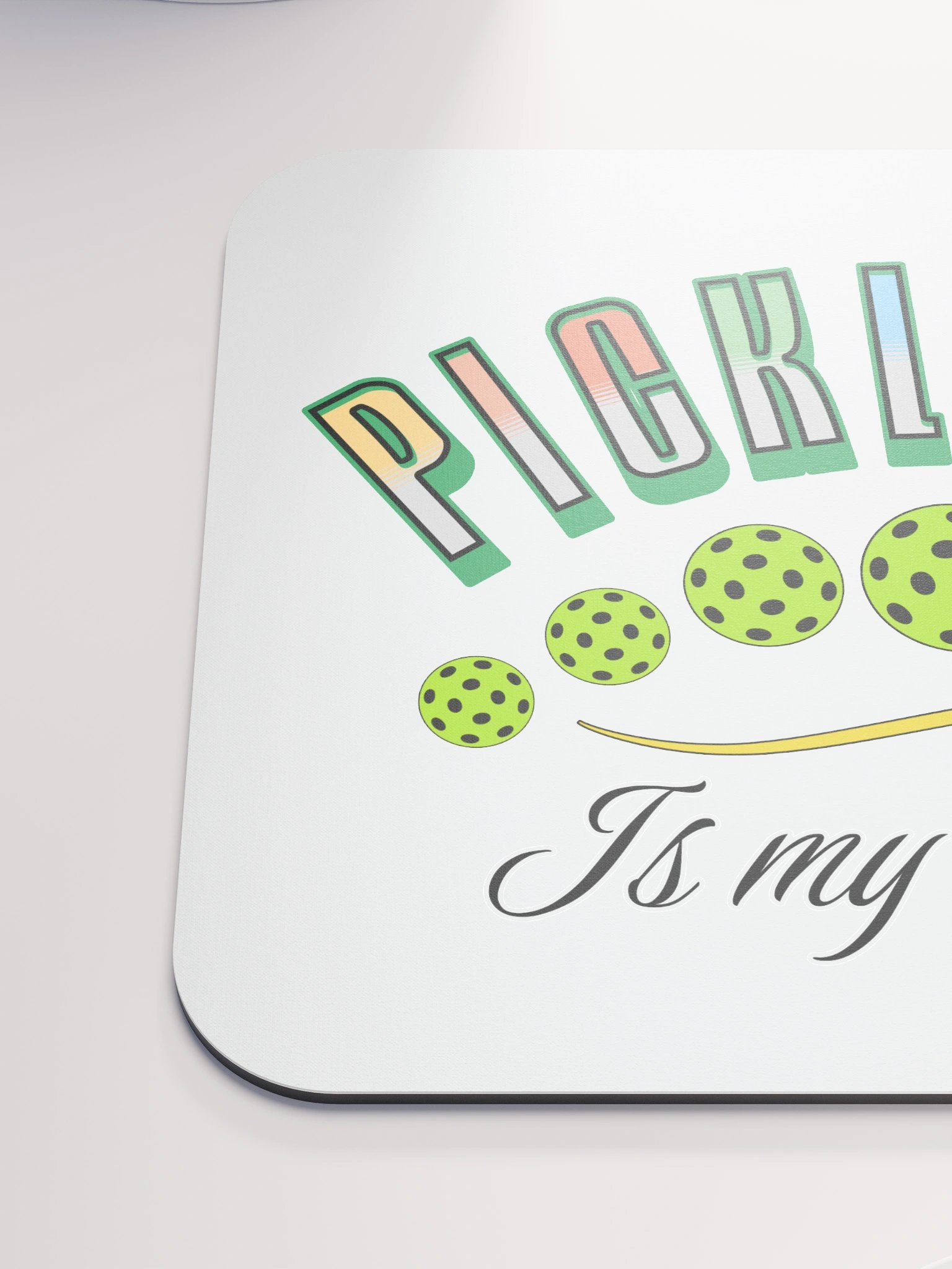 Pickleball Is My Therapy Mouse Pad product image (6)