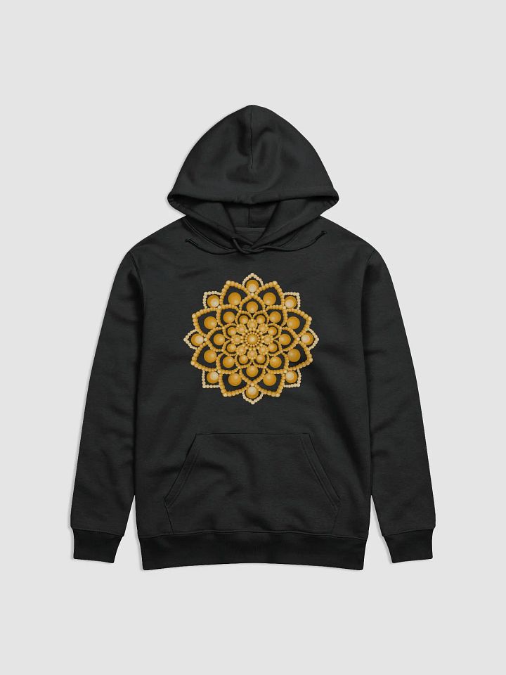 Orange Flower Mandala Eco Hoodie product image (1)