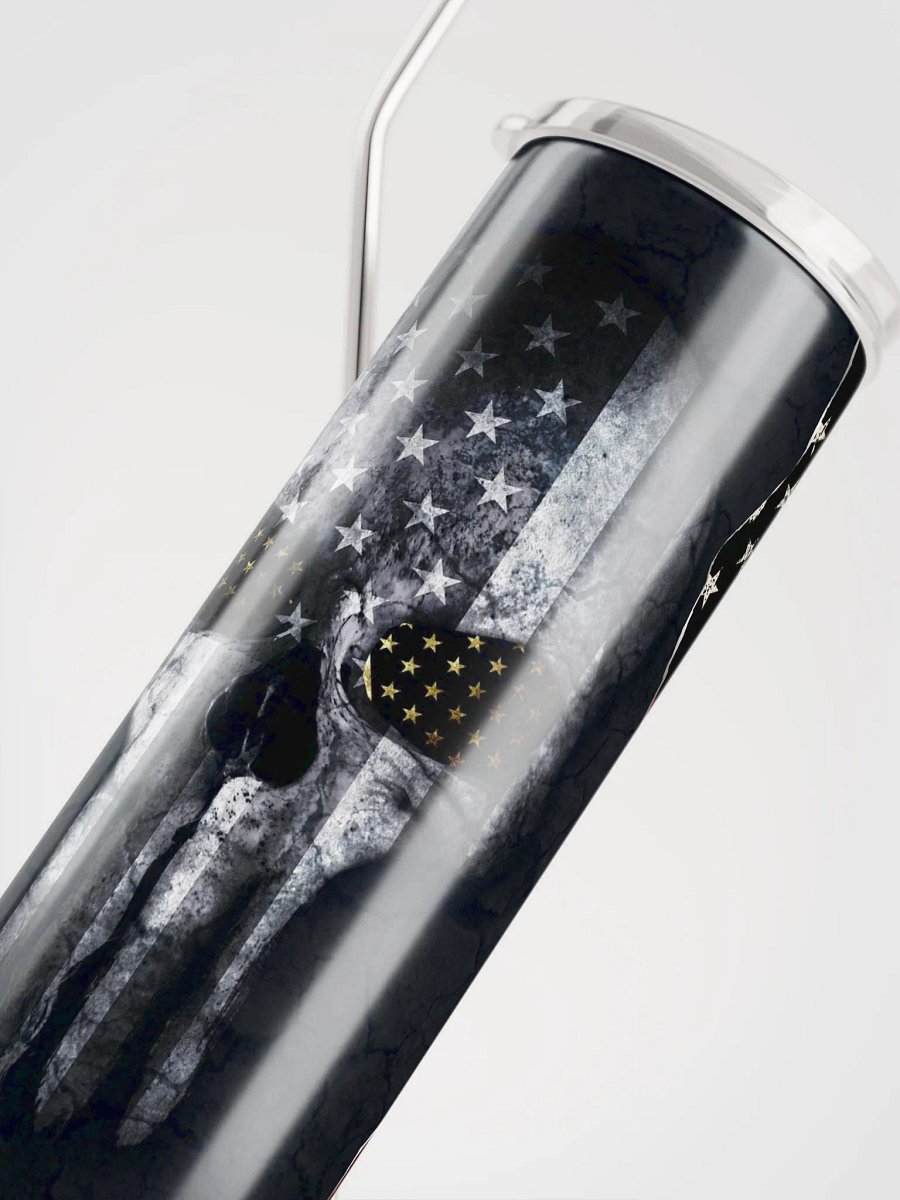 Patriotic Skull Stainless Steel Tumbler product image (4)