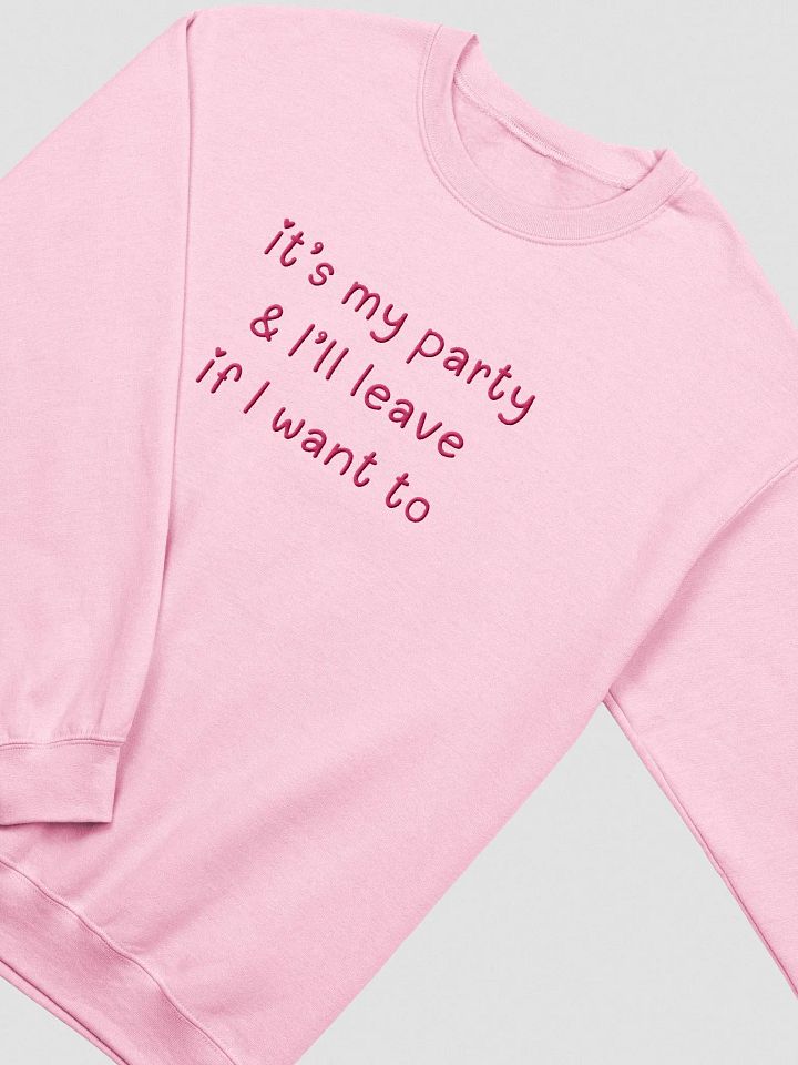 It's My Party Embroidered Crew product image (1)