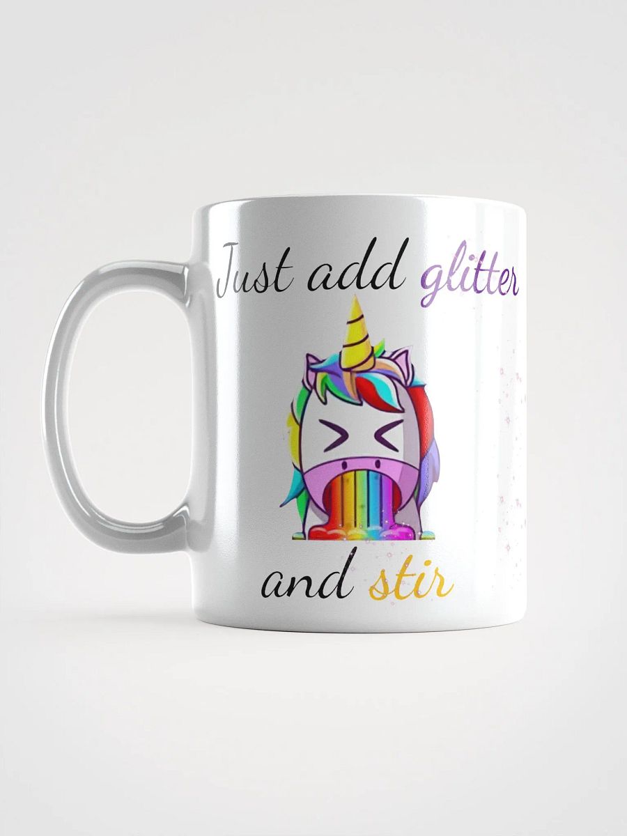 Just Add Glitter And Stir - White product image (1)
