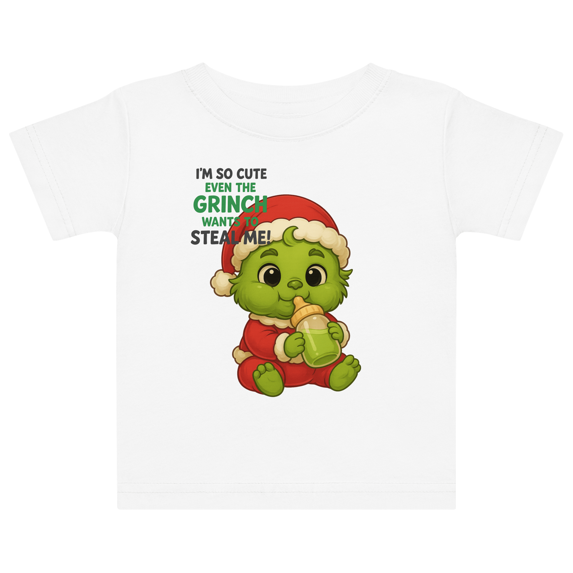 Grinch-Worthy Baby Santa Tee product image (1)