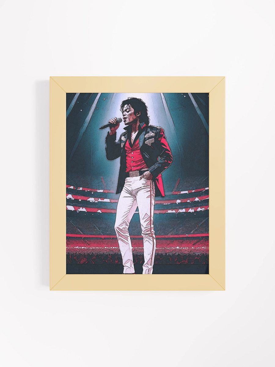 Michael Jackson Stage Presence Framed Matte Art product image (67)