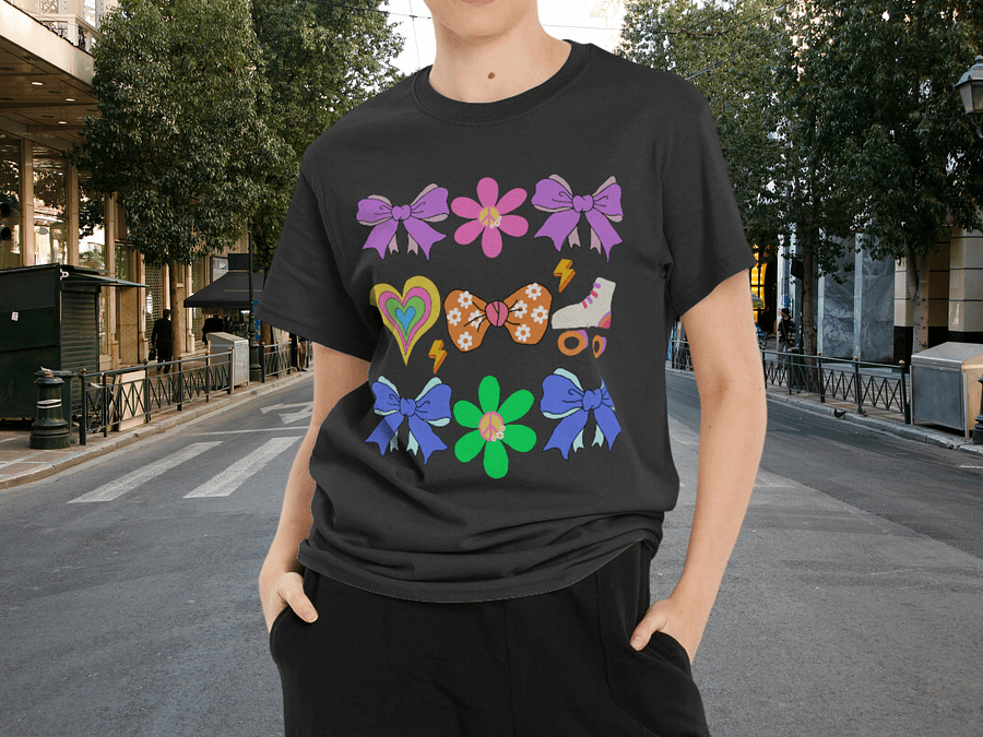 Colorful Iconic retro 90s Streetwear T-Shirt product image (20)