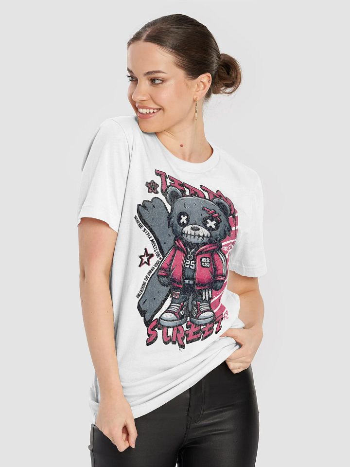 Haunted Teddy Bear | Unisex Bella+Canvas Supersoft T-Shirt product image (2)