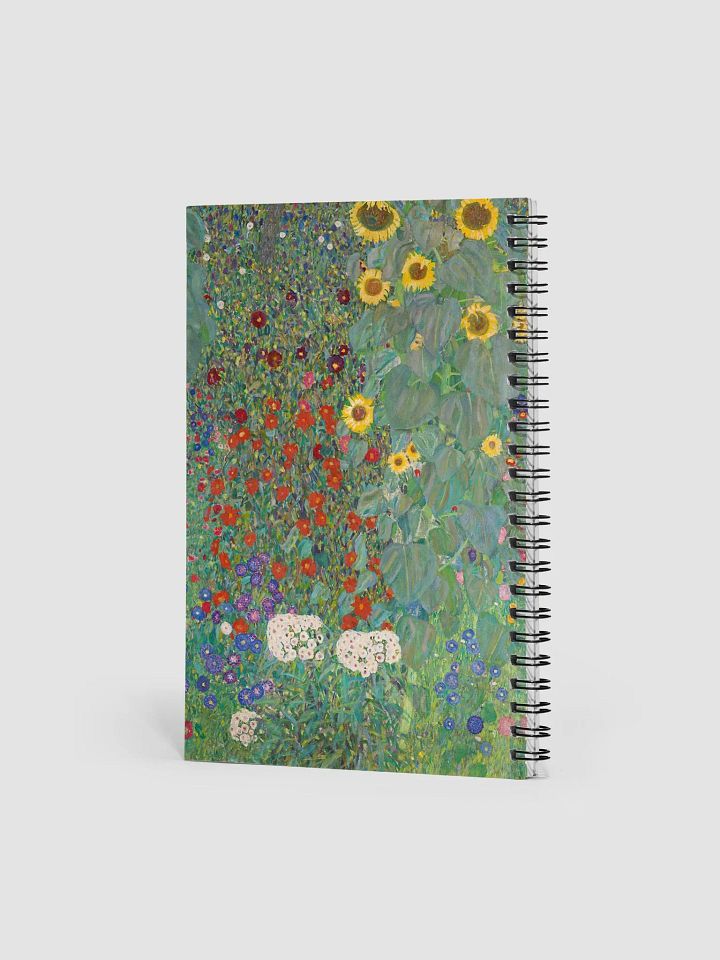 Gustav Klimt: Flower Garden Spiral Notebook product image (2)