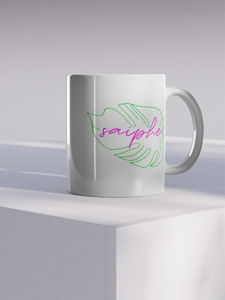Saiphe Leaf White Mug Color Logo product image (1)