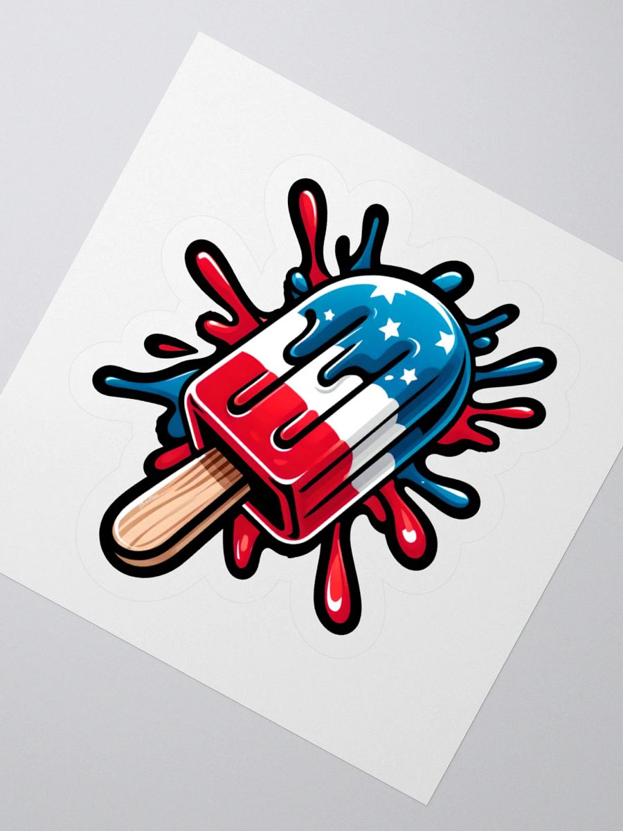 Patriotic Popsicle Sticker product image (4)