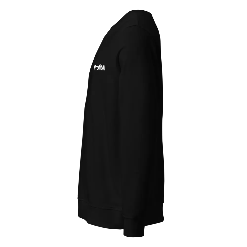 ProfitAI Unisex Crewneck - Black product image (3)