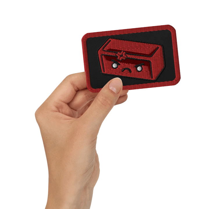 Angry Sample Embroidered Patch product image (2)