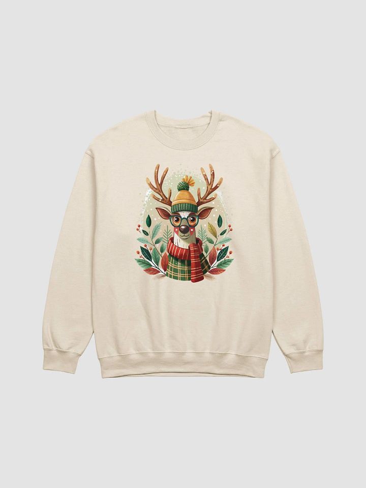 Stylish Reindeer Crewneck Sweatshirt product image (2)