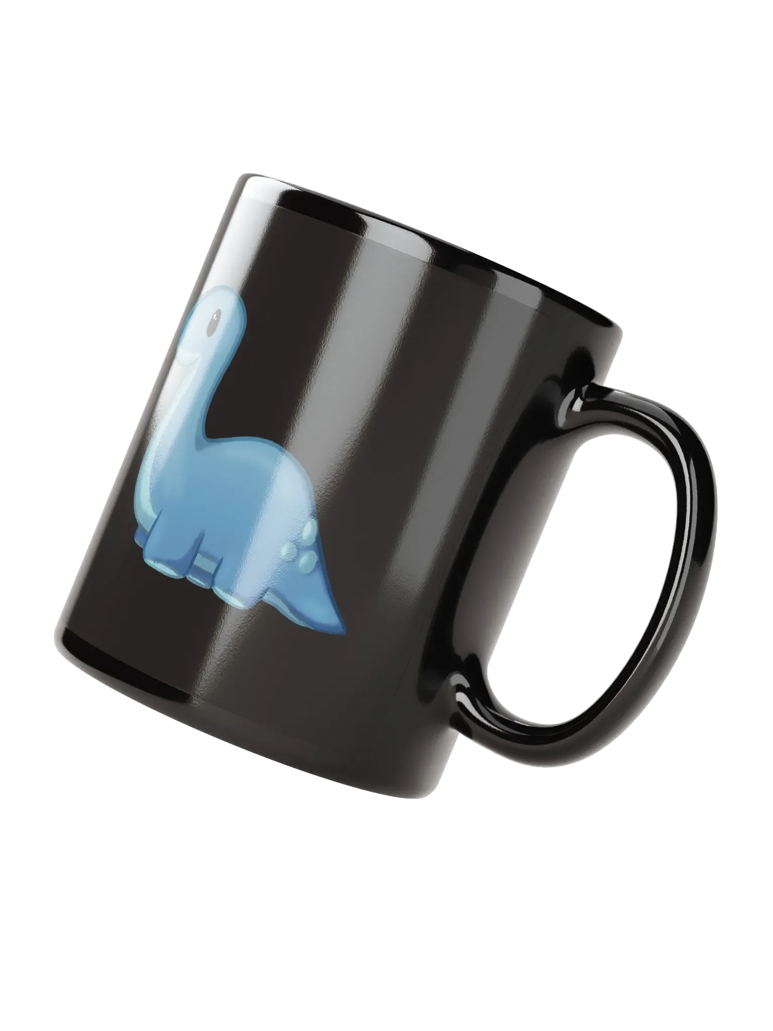 Brontosaurus Plushie Mug (black) product image (2)