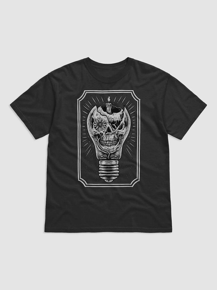 Light Bulb Skull Comfort Colors Tee product image (1)